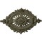 Ekena Millwork Antonio Ceiling Medallion, Hand-Painted Spartan Stone, 35 7/8"W x 22 1/2"H x 4 3/8"P CM35X22ANSSF - alternate 1